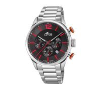 Lotus Montre homme Casual 18688/6 Chrono - Acier inox 316L argent, Quartz, Chronographe, 10 ATM