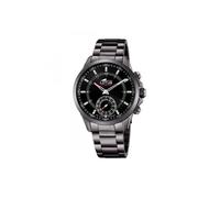 Lotus Montre Homme 18807/2 Hybride connectée Acier inox 316L Étanche 10 ATM Noir