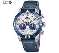 Montre - LOTUS - Connected Lotus Hybrid - Cuir Bleu - Cadran Blanc - Etanche 3 ATM