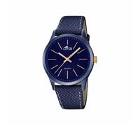 Montre - Lotus - L18166-2 - Bleue - Index or - Analogique