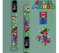 Montre Mario Lcd Tactile Mario Kart + Sac Collector