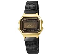 Montre marque Q&Q pour dames avec un dateur Nouveau metal inox digital classique M173J028Y