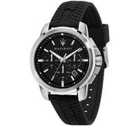Montre - Maserati - R8871621014 - Analogique - Acier inoxydable - Bracelet en silicone noir