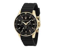 Montre - MASERATI - Sfida - Acier PVD Or - Silicone - Chronographe - 44mm