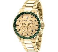 Montre - Maserati - Sfida - Multifonction - Acier Inoxydable - Or - 10 Atm