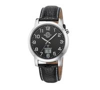Montre Master Time de la gamme Funk Basic, modèle MTGA-10576-24L - Avec horloge radio - Bracelet en cuir - Pour homme