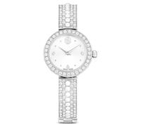 Swarovski Montre Matrix Pearl Bangle Argent – Analogique, Bracelet cristal blanc, Taille OS