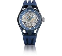 montre mécanique homme Locman Montecristo Bleu 0538B02S-BLBLSKSB
