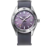 Montre Mécanique Homme - ORIENT - Mako 40 RA-AC0Q07V10B - Violet - Cuir - Gris