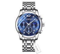 Montre mécanique - VELINKO - 24cm - Mouvement à quartz - Bracelet de montre en acier inoxydable - Lumineuse calendrier - Pour hommes