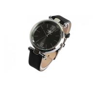 Montre-Michael John-Belle Montre Homme Bracelet Cuir Noir Classe Gaika - Noir