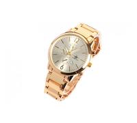 Montre-Michael John-Montre Homme Bracelet Doree Chronographe Metal avec Dateur Anel - Jaune