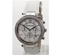 Montre - MICHAEL KORS - MK2277 - Quartz - Chronographe - Acier inoxydable et cuir blanc Blanc G