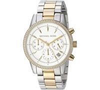 Michael Kors Montre MK6474 37 mm Acier inoxydable Quartz Chronographe Femme