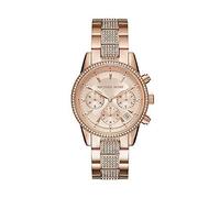 Michael Kors Montre Bryant MK6485 - Étanche 3 ATM - Bracelet acier doré rose - Analogique