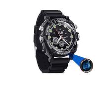 Montre Mini DV avec caméra espion étanche Full HD 1080P - Enregistreur vidéo caché avec vision nocturne infrarouge, enregistrement audio/vidéo numérique DVR, 32 Go de mémoire