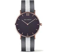 Montre Mixte Analogique Quartz Paul Hewitt avec Bracelet en Nylon PH-SA-R-St-B-GrW-20S
