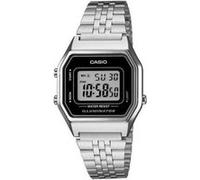 Casio - LA680WA-1D - Vintage - Montre Femme - Quartz Digital - Cadran LCD - Bracelet Acier Gris