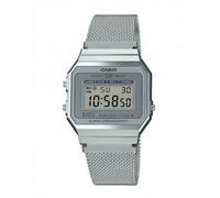 Casio Montre Homme Chrono Acier Milanais A700WEM-7AEF