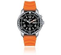 Montre Mixte Chris Benz CB1000ASKBO Automatiques de plongée Noir Orange