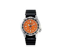 Chris Benz Montre Femme, Homme, Mixte CB-500A-O-KBS Automatiques, Montre de plonge Orange