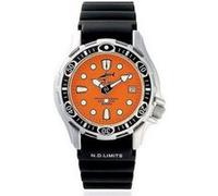 Montre Mixte Chris Benz CB500AOKBS Automatiques de plongée Orange Noir G