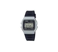 Casio Montre Quartz Unisexe 32.00mm avec Cadran LCD Digitale et Bracelet en Rubber Strap Noir F-91WM-7AEF