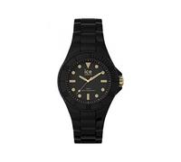 ICE-WATCH - Ice Generation Black Gold - Montre Noire pour Femme avec Bracelet en Silicone - 019143 (Small)