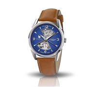 Lip Montre analogique Automatique pour Femme avec Bracelet en Or 671575, Bleu, Bracelet