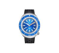 Montre Mixte Squale 2002.SS.BL.BL.HT Bracelet de plongeur 100 ATM Automatique 2002 BLUE