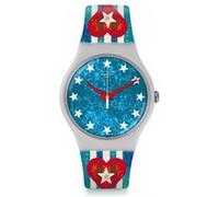 Montre Mixte Swatch SUOT101 Bleu G