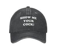 Montre-Moi Ta Bite Homme Femme Trucker Cap Coton Chapeaux Pare-Soleil Réglable Casquette Trucker pour Golf Hip Pop Pêche