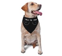 Montre-Moi Tes Seins Écharpe pour Chien Élégant Foulard Triangulaire Chiens Réglable Écharpe Triangulaire pour Animal De Compagnie Chat Chiot