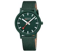 Montre - MONDAINE - Essence 41 mm - Textile recyclé - Vert parc - Etanche 3 ATM