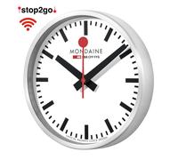 Montre Mondaine Murale Smart Stop2Go WiFi, MSM.25S11.1 Diamètre 25 Cm