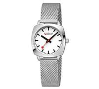 Montre Mondaine Petite Coussin MSL.31110.SM Carrée 31mm Quartz Cadran Blanc 50M