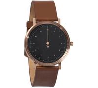 Montre Mono aiguille Quartz Homme - MAST MILANO - BS12-RG504M.BK.09I - Marron - Cuir italien - Tendance