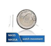 Montre mouvement NH35/NH35A acier + tige S Day Set High Automatic M