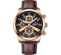 Montre NAVIFORCE Porter-Marron foncé KP29568