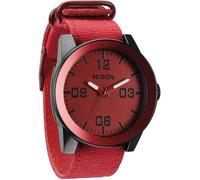 Montre - Nixon - The Corporal A243-1368 - Bracelet en toile rouge - Quartz - Analogique