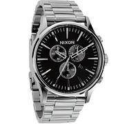 Montre Chronographe Homme Nixon The Sentry Chrono A386-000 noir / argent
