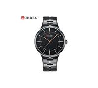 (montre noire) Top marque de luxe Curren mode militaire montre à quartz hommes sport montre-bracelet