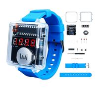 Montre numérique à 4 chiffres - Kit de soudure - Horloge numérique BANRIA - Kit d'apprentissage pour l'école, les fans de technologie et les projets d'apprentissage STEM