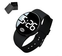 Montre numérique à écran tactile élégant avec grand écran LED, disponible en plusieurs couleurs, convient pour les sports de plein air et les occasions professionnelles, noir et blanc
