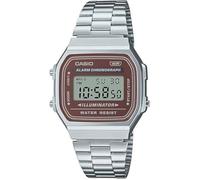 Montre numérique - CASIO - A168WA-5AYDF - Cadran Marron - Argenté - Vintage