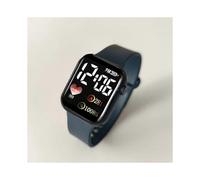 Montre numérique de sport d'extérieur étanche à LED (verte) pour couple étudiant