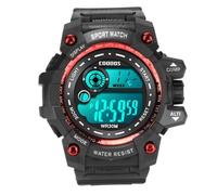 Montre numérique - EBTOOLS - Enfants - Étanche 30m - Chronomètre - Rétroéclairage LED