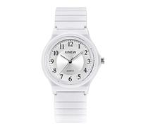 Montre numérique et analogique pour homme - Montre bracelet fine en silicone - Montre unisexe pour homme, a, taille unique