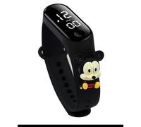 Montre numérique LED, bracelet en silicone pour enfant, fille, sport, dessins animés, résistant à l'eau - Bracelet compatible Mi Band (Mickey)