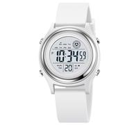 Montre numérique pour femme avec écran LED militaire étanche alarme chronomètre 7 couleurs rétro-éclairage LED montre de sport, Mode